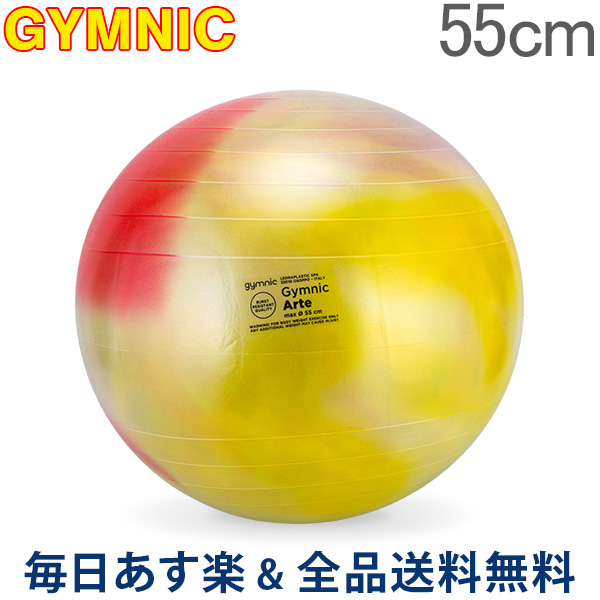 [全品送料無料]バランスボール ギムニク Gymnic 55cm アルテ55 95.35 マルチカラー ( マーブル ) Gymnic Arte 55 ヨガ 体幹 トレーニング エクササイズ