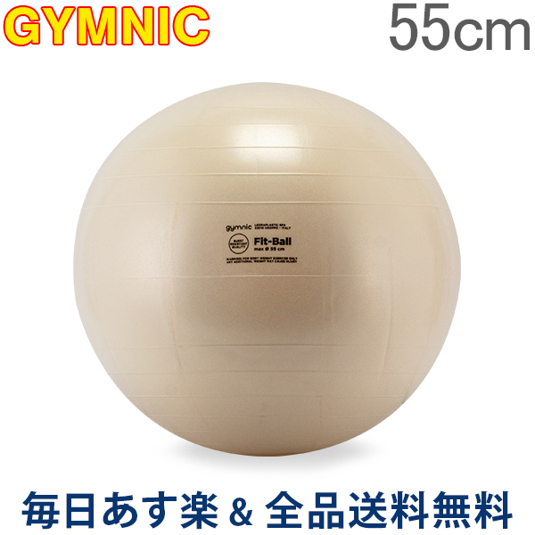 [全品送料無料]バランスボール ギムニク Gymnic 55cm フィットボール 55 アンチバースト 95.05 パールホワイト Fit-Ball 55 BRQ ヨガ 体幹 トレーニング あす楽