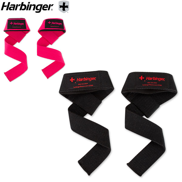 ハービンジャー フィットネス Harbinger Fitness リフティング ストラップ 2130 HOOKS Padded Cotton Lifting Straps 21.5