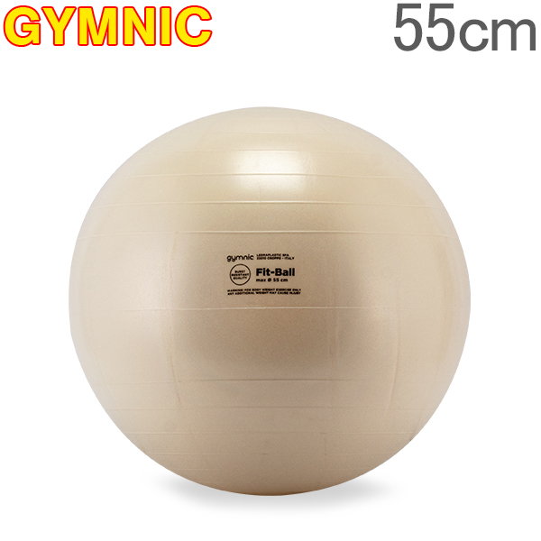 バランスボール ギムニク Gymnic 55cm フィットボール 55 アンチバースト 95.05 パールホワイト Fit-Ball 55 BRQ ヨガ 体幹 トレーニング あす楽